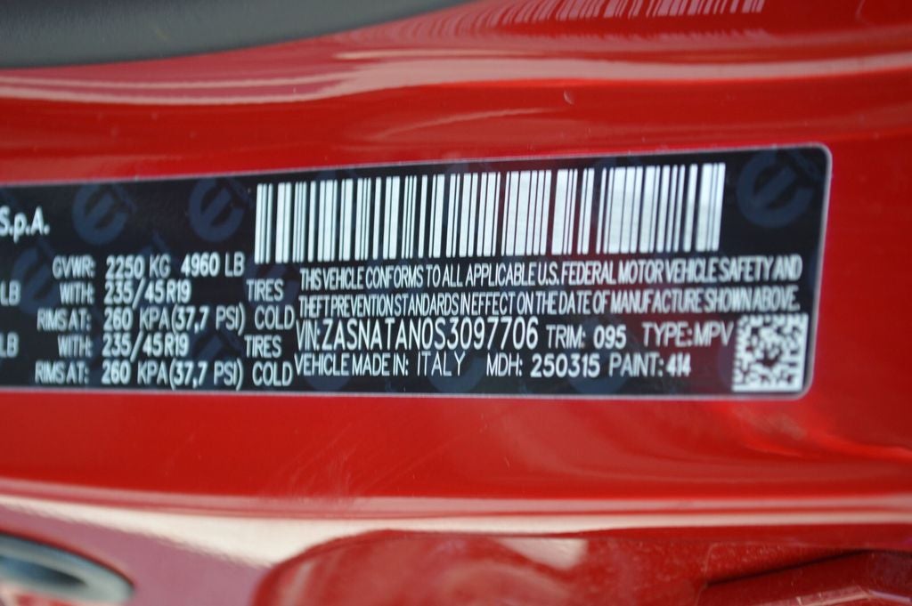 2025 Alfa Romeo Tonale TONALE AWD