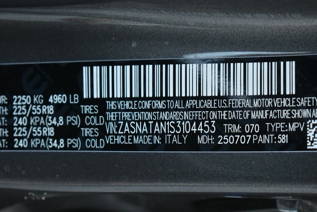 2025 Alfa Romeo Tonale TONALE AWD