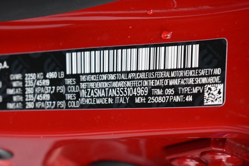 2025 Alfa Romeo Tonale TONALE AWD