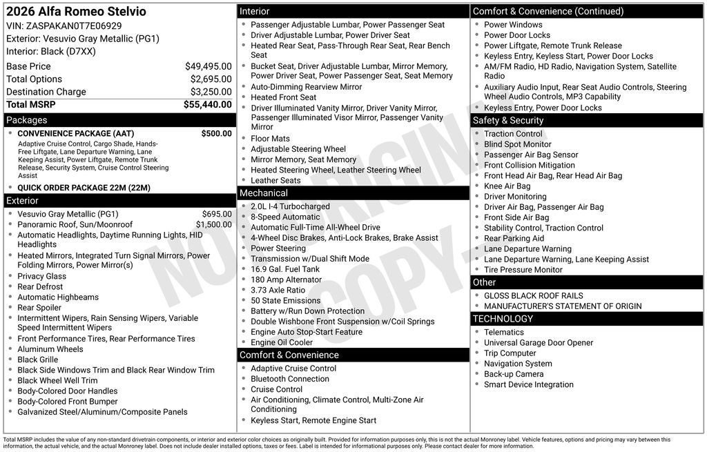 2026 Alfa Romeo Stelvio STELVIO AWD