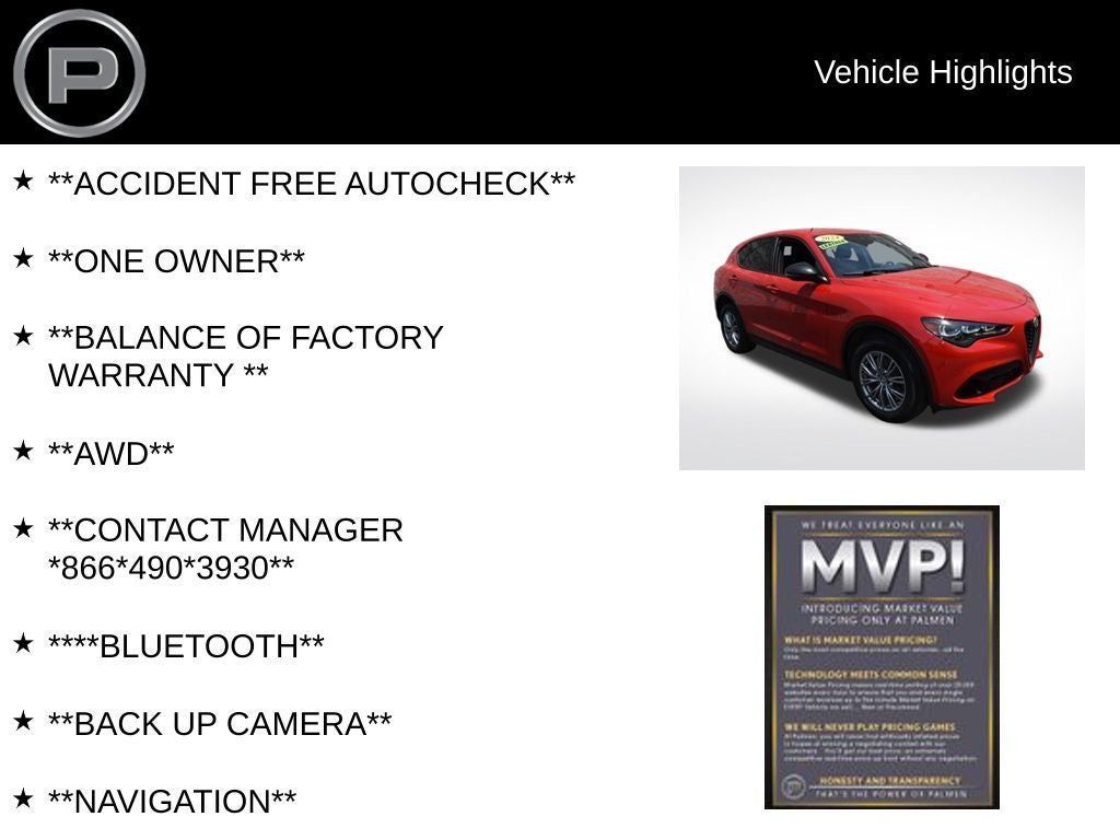 2024 Alfa Romeo Stelvio Sprint AWD